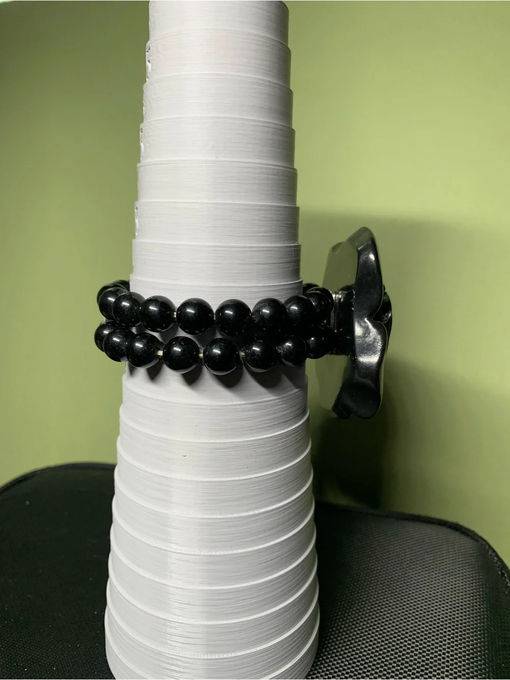Black Rose Stretch Bracelet - Women Accessories